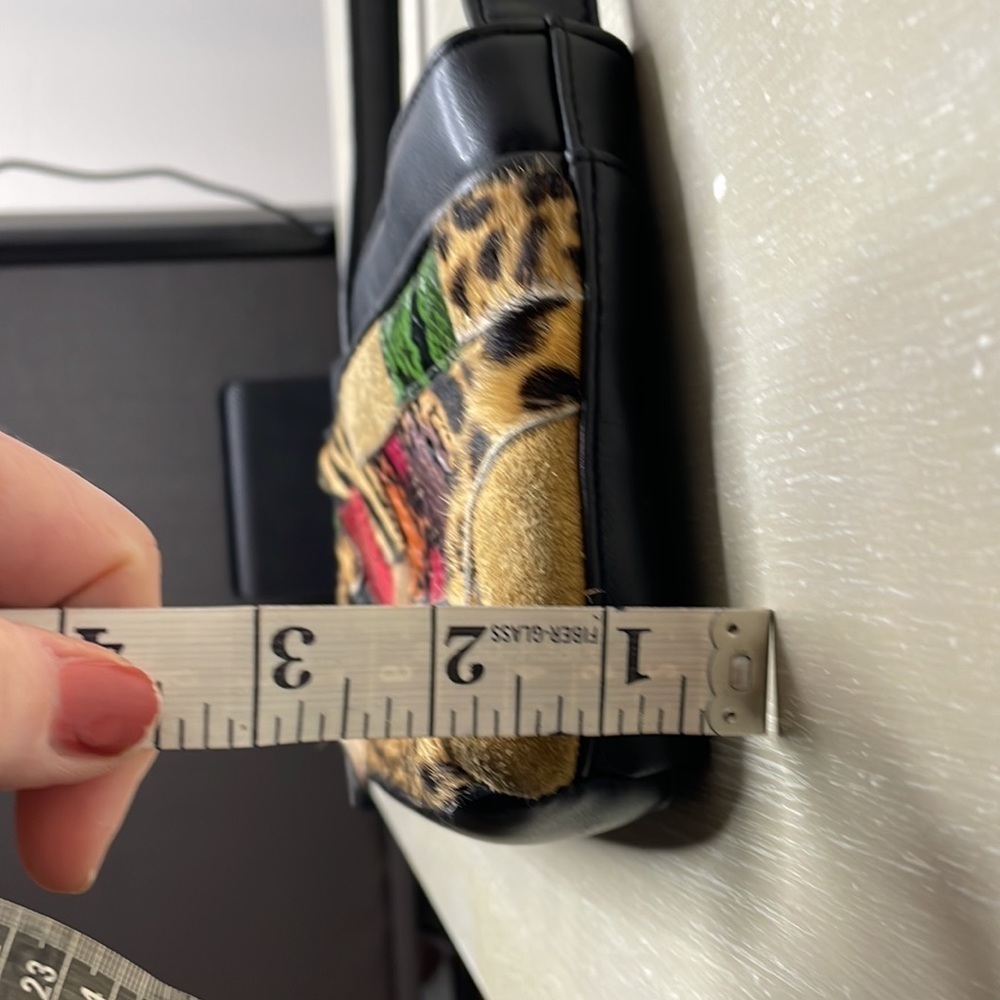 Tempo Designs Patchwork Leather And Snakeskin Clu… - image 8